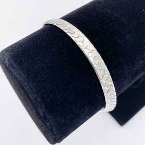 Italian Sterling Silver Flat Chain Bracelet